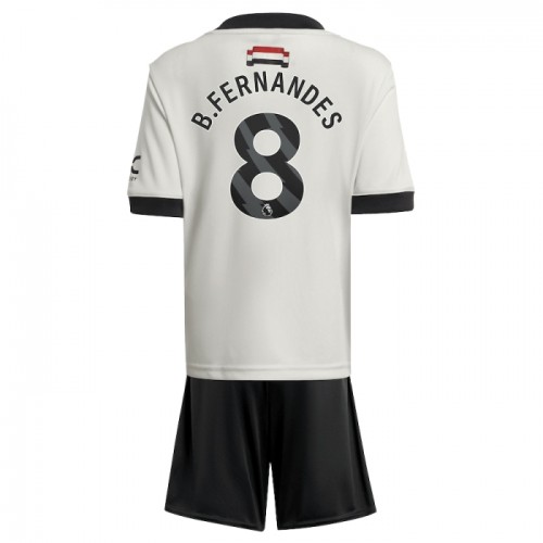 Conjunto Manchester United B. Fernandes 8 Equipamento Terceiro 2024-25 - Criança Conjunto Manchester United B. Fernandes 8 Equipamento Terceiro 2024-25 - Criança